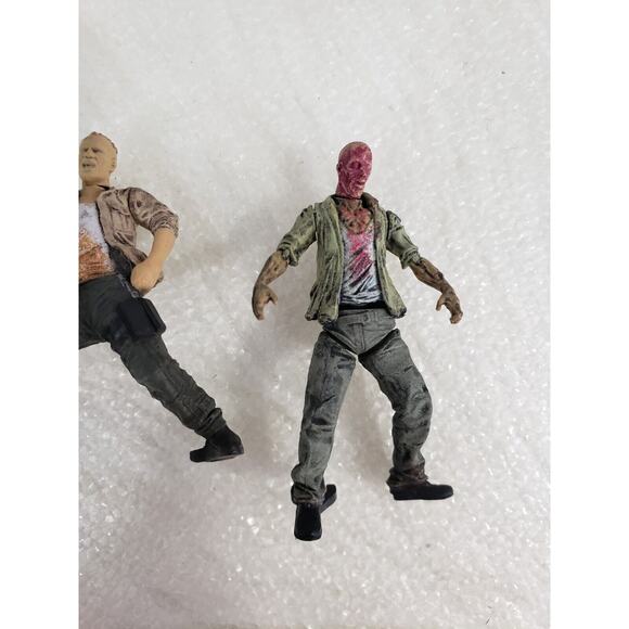 Lot 5 Walking Dead McFarlane Construction Building Set Rick Grimes Myrle Zombie - Picture 6 of 9